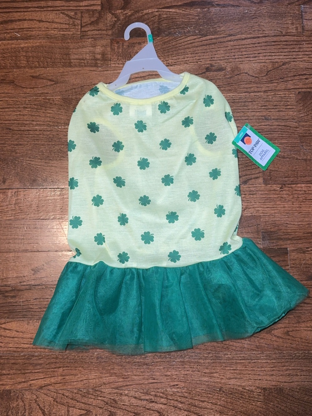 Top Paw Saint Patrick’s Large Dress